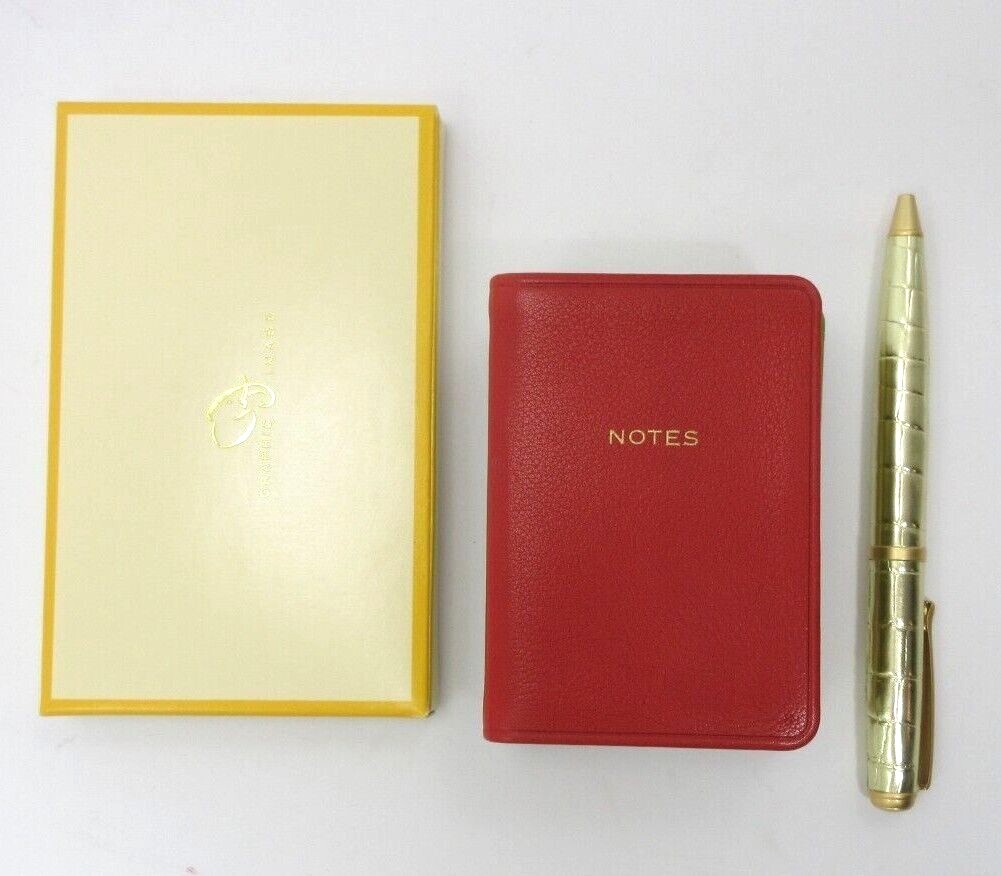 NOTES Mini Notebook Leather Bound 3×4 Soft Cover 160 Lined Pages Post Miniatures