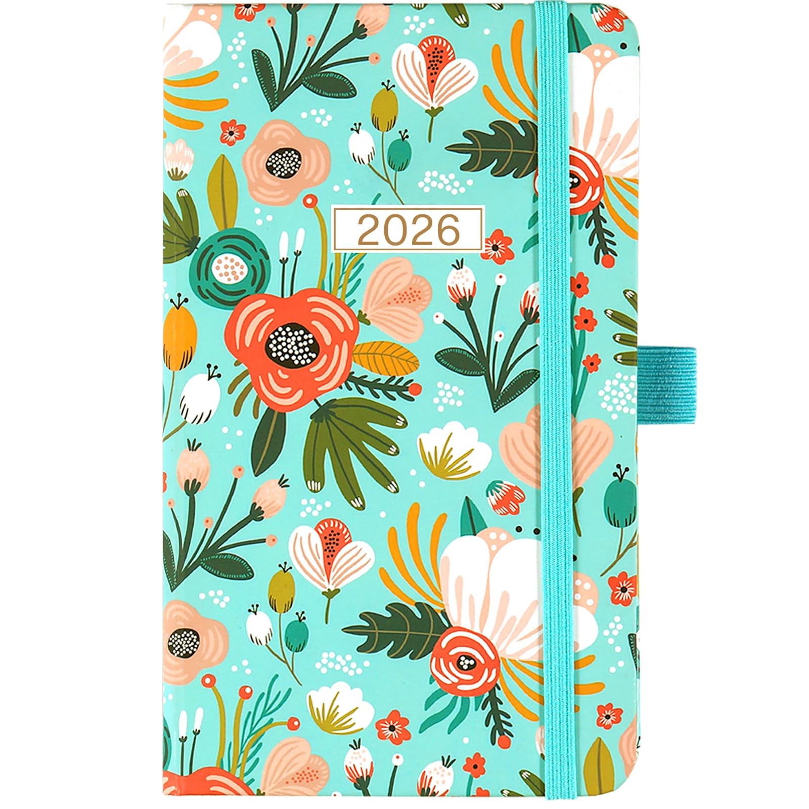 2026 Planner Small 6.3 X 3.8 Inch, Weekly Monthly Organizer, Inner Pocket