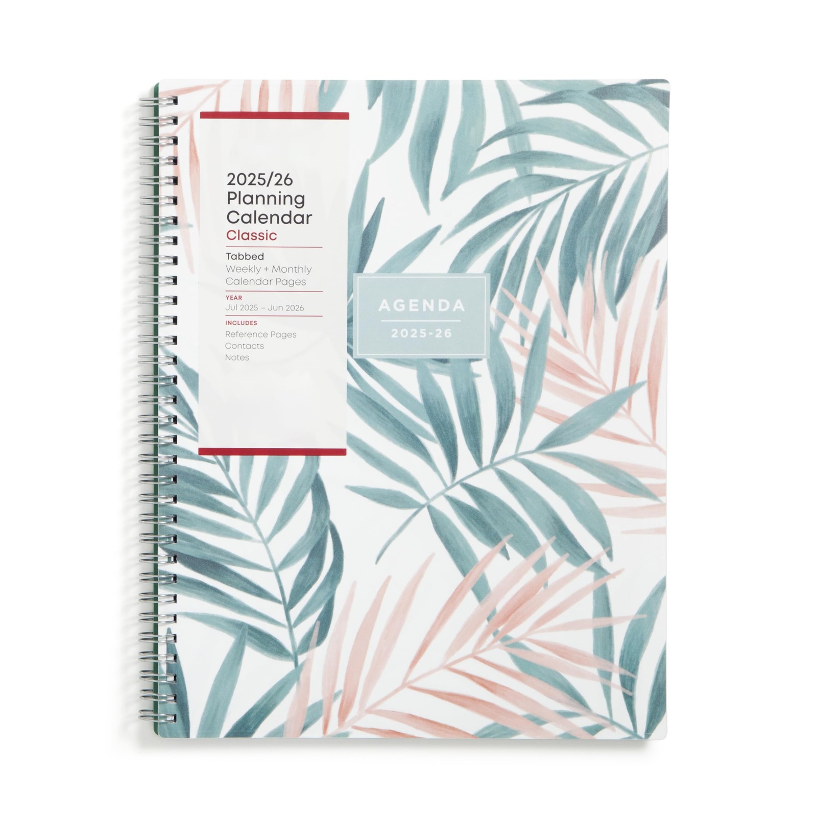 July 2025 to June 2026 Planner, 8×10.875, Student Organizer