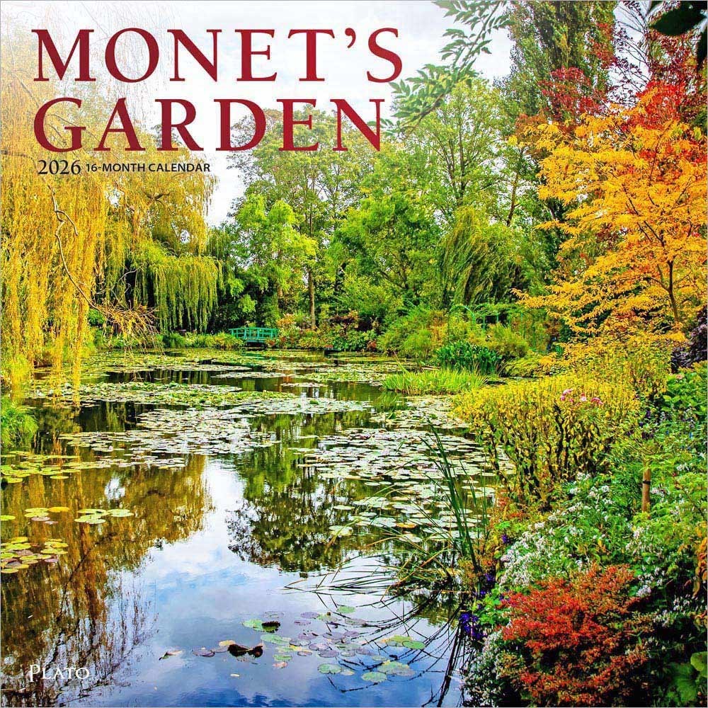 Monet’s Garden | 2026 12×24″ (Hanging) Monthly Square Wall Calendar