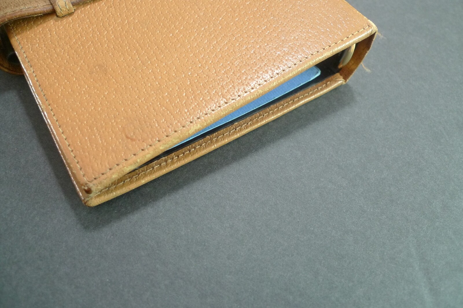 SMYTHSON OF BOND STREET – LEATHER PLANNER – WITH INSERTS – PERSONAL SIZE