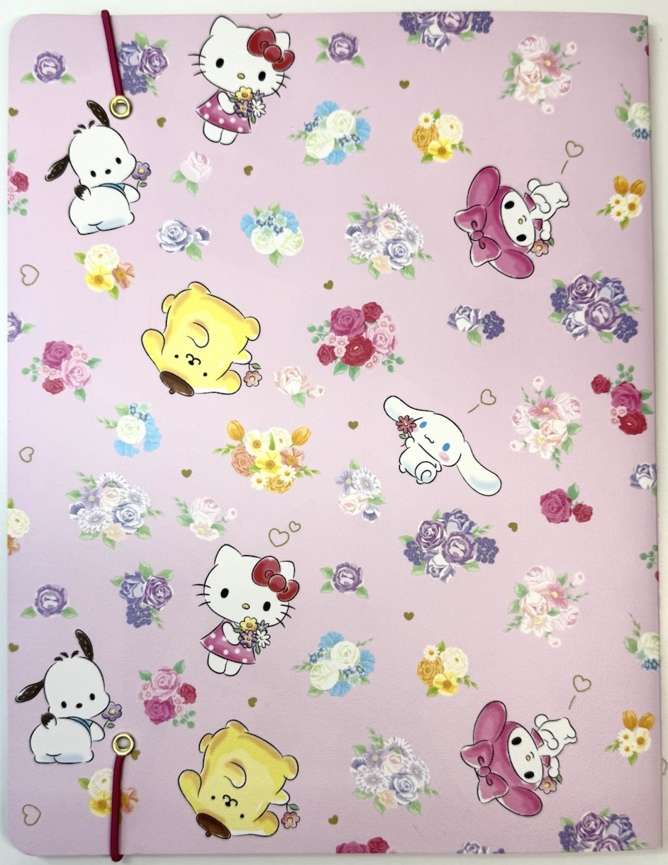 2027 Sanrio HELLO KITTY 17 Months Monthly Planner Pink Floral Size MEDIUM