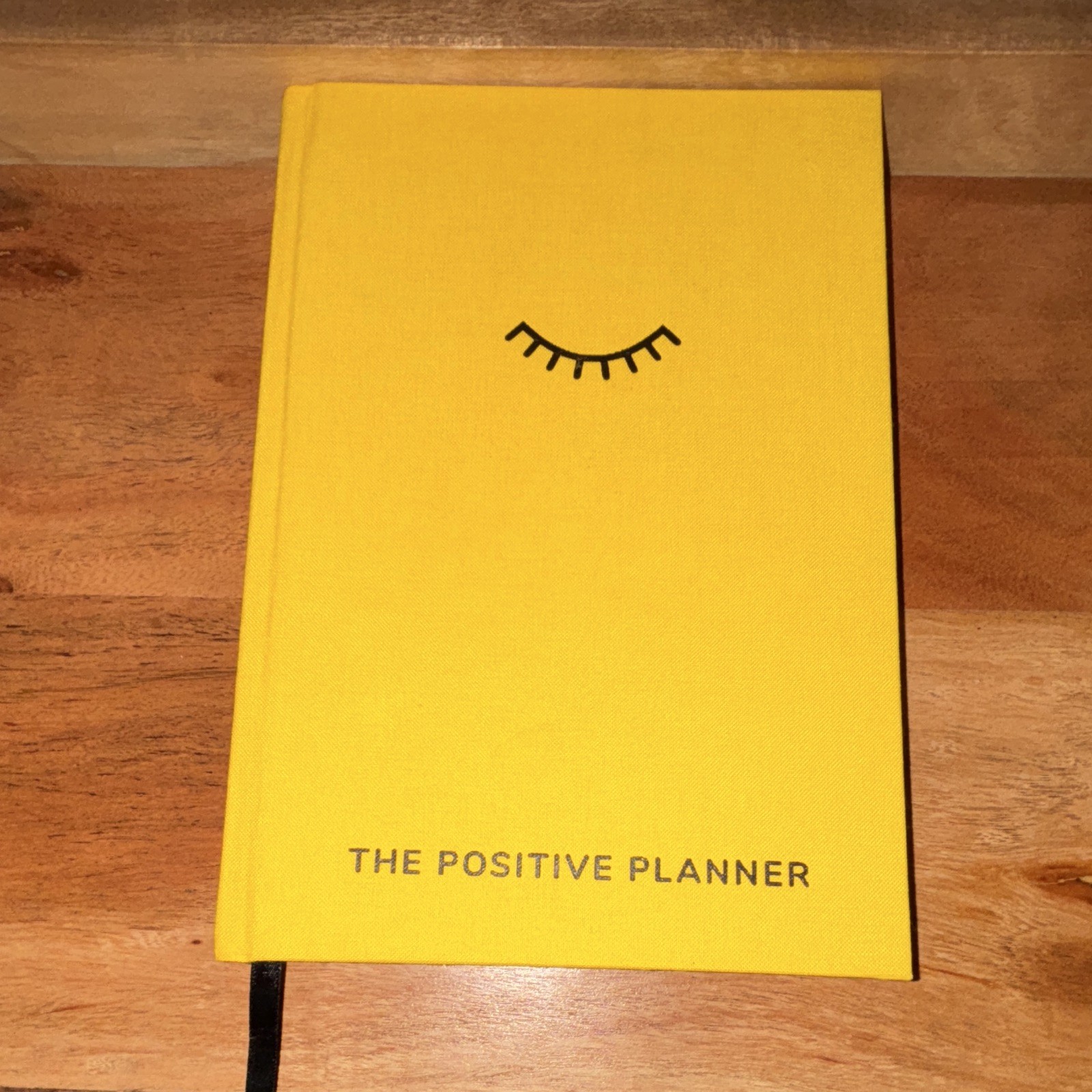 The Positive Planner Yellow Hardcover Guided Planner Journal Daily Intentions