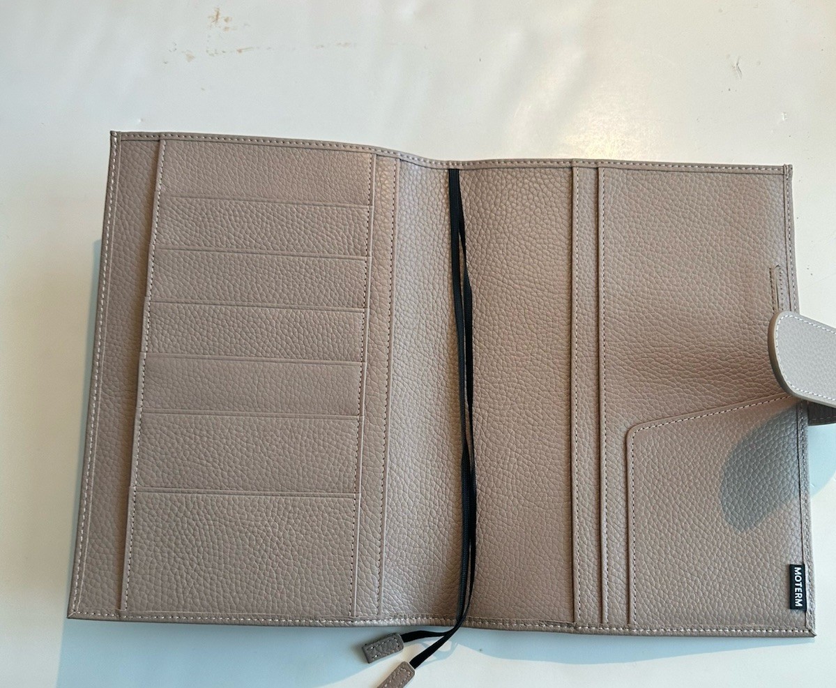 Moterm New Planner Cover Organizer Pebbled Leather With Box Lux Pocket Planner