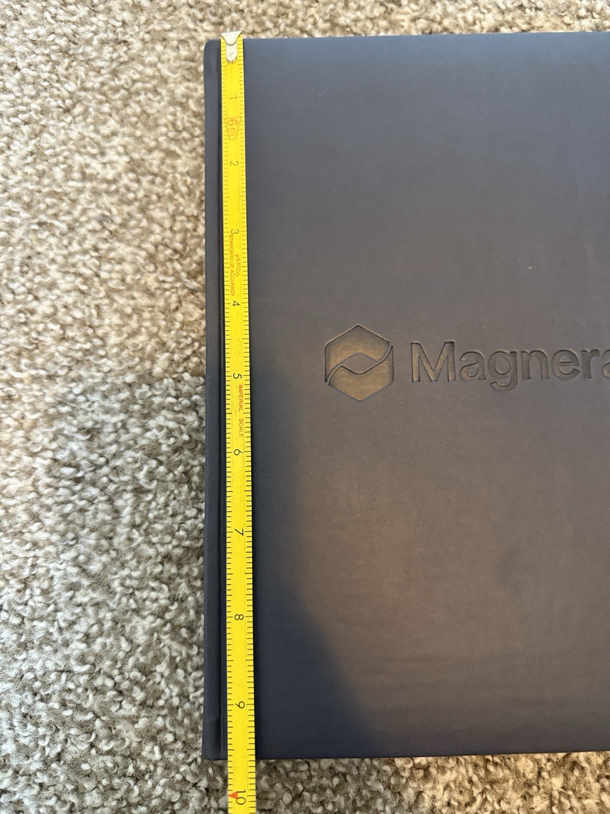 Castelli Made in Italy Navy Blue Lined Notebook Journal “Magnera” 9.5″ x 7″ NEW