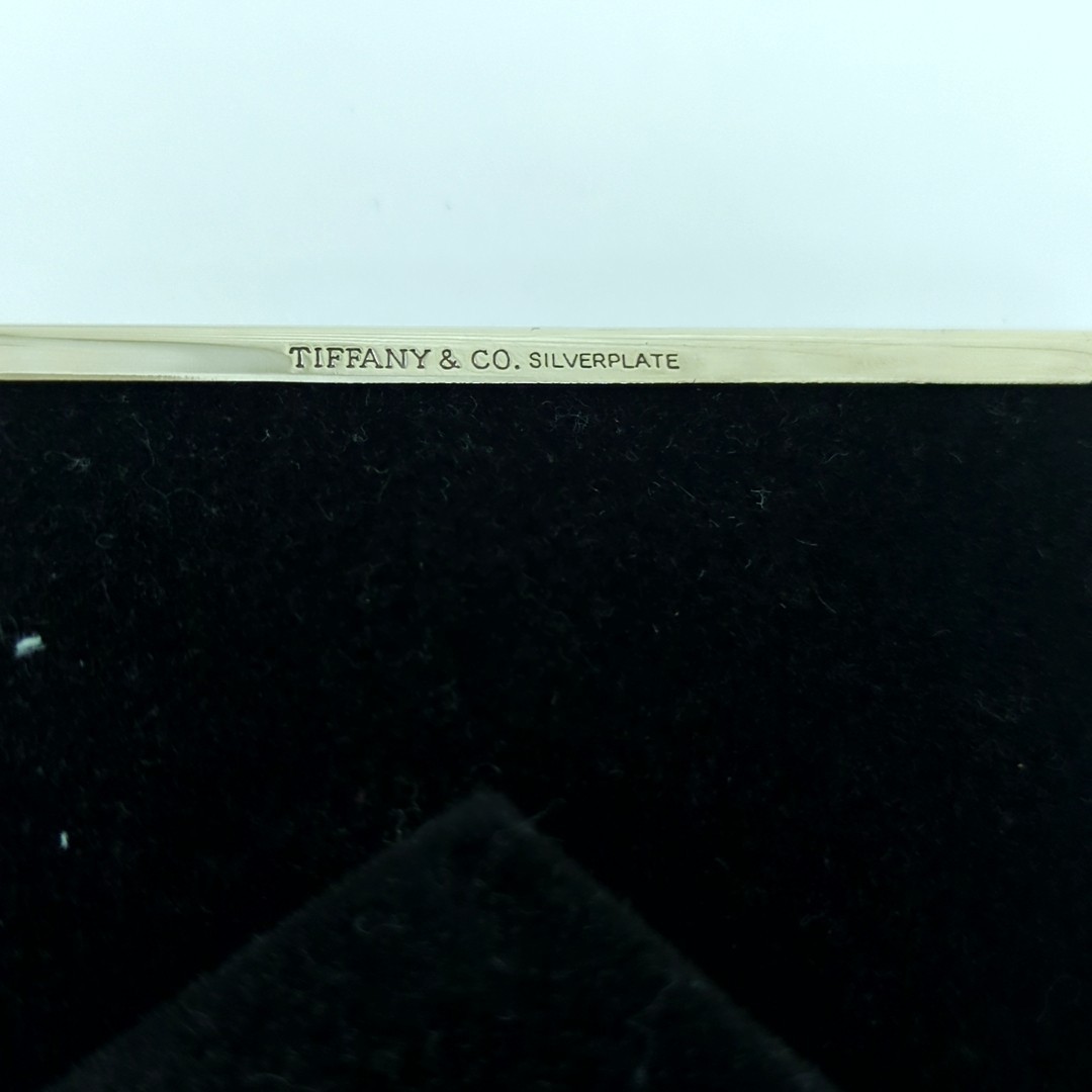 Vintag Tiffany & Co. Desk Calendar Photo Frame Silver Plated Perpetual Calendar