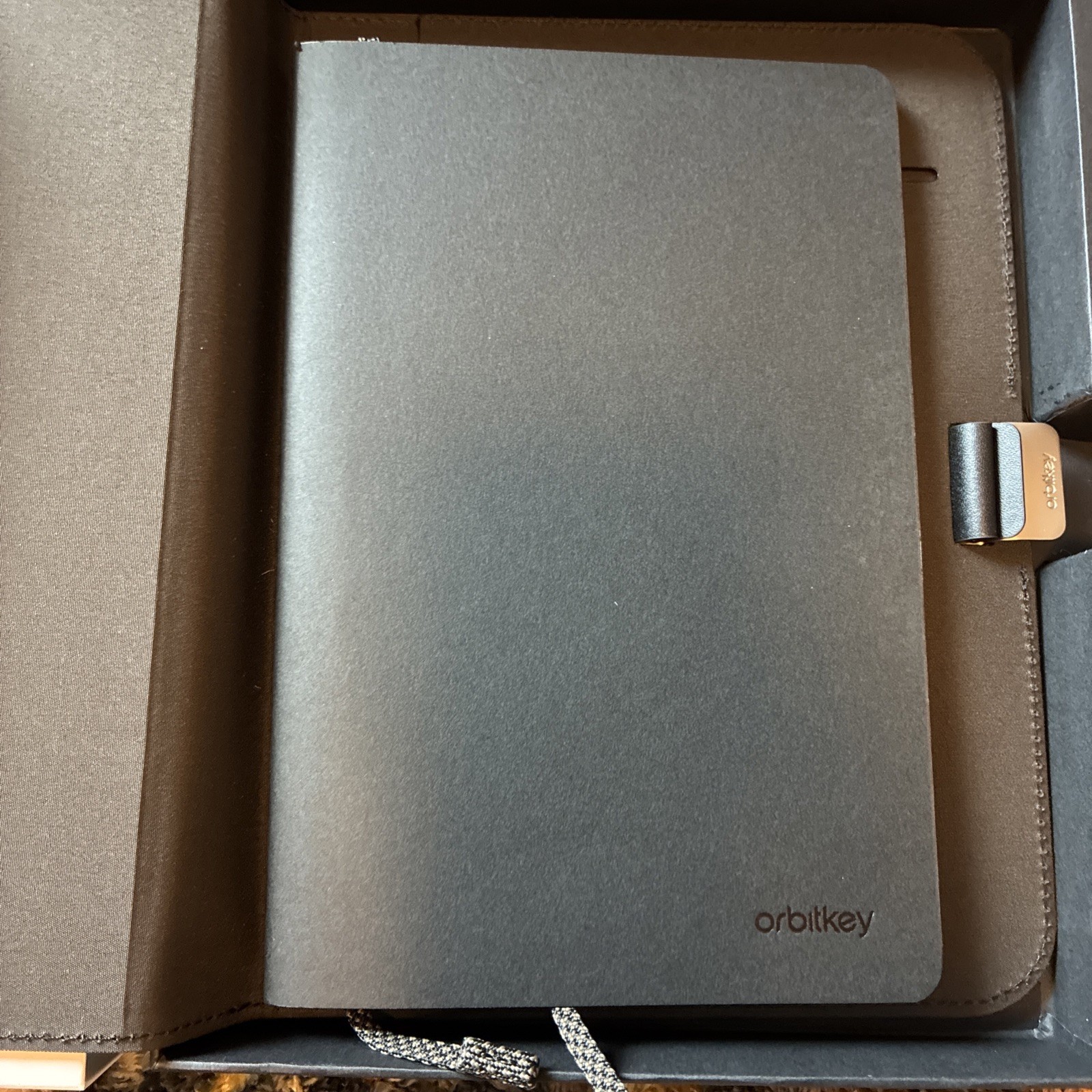 Orbitkey Compendium Leather-Free A5, Black, NIB