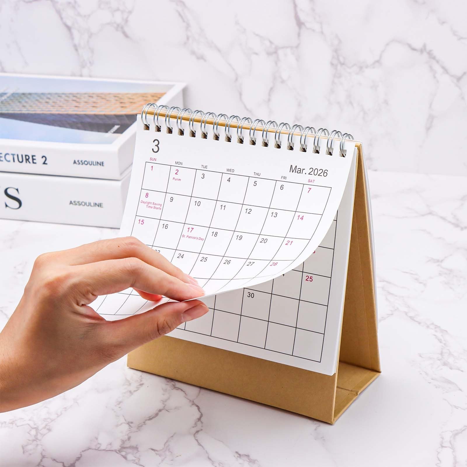 2026 Standing Desk Calendars Small Stand Up Calendar, Calendar