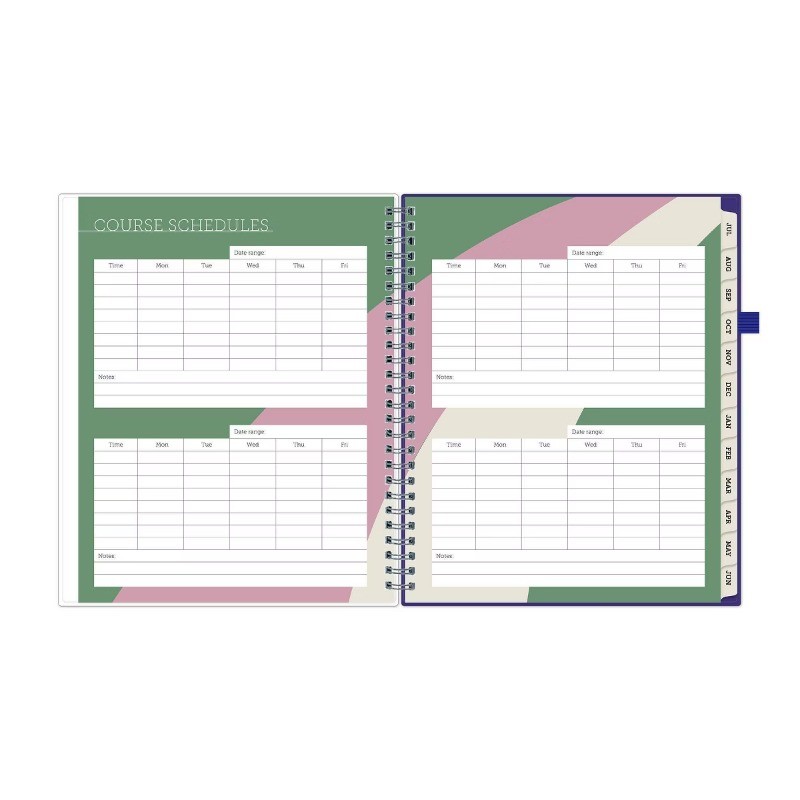 Blue Sky Your Year College Weekly/Monthly Planner Wirebound 7″x9″ Blue Plans