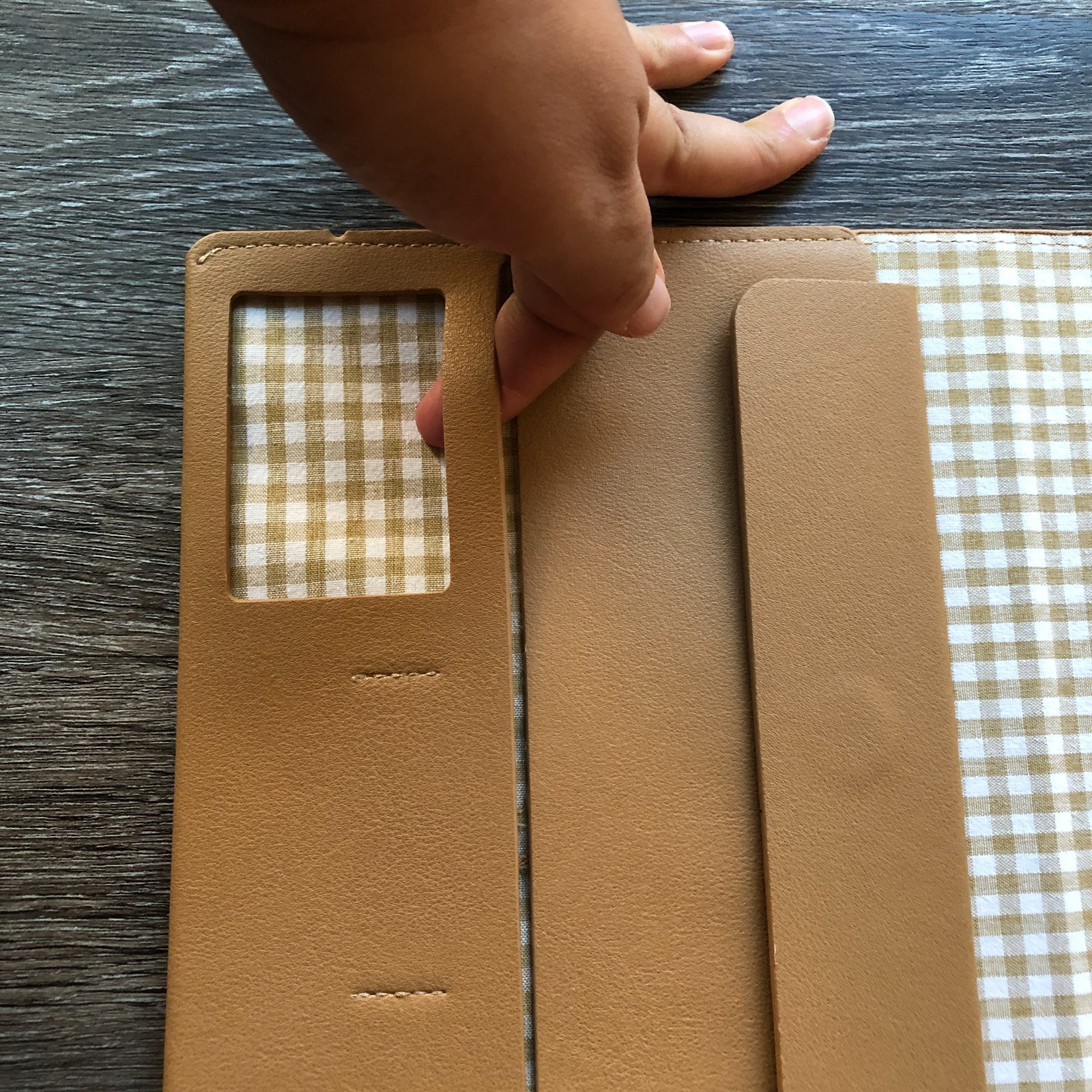 Emma Kate Co Compendium/Notebook cover in Biscotti