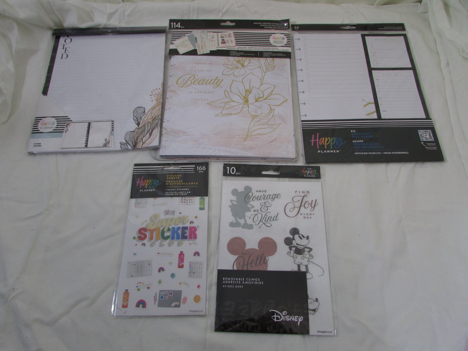 happy planner memory keeping , Planner & Stickers LOT