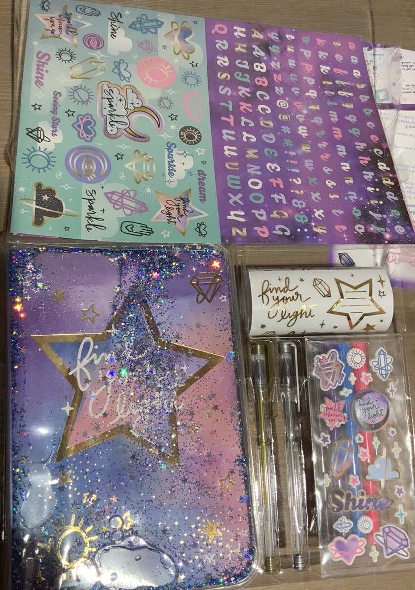 ❄️ More Than Magic Girls, GLITTER GALAXY JOURNA SET 🆕 As Shown👌