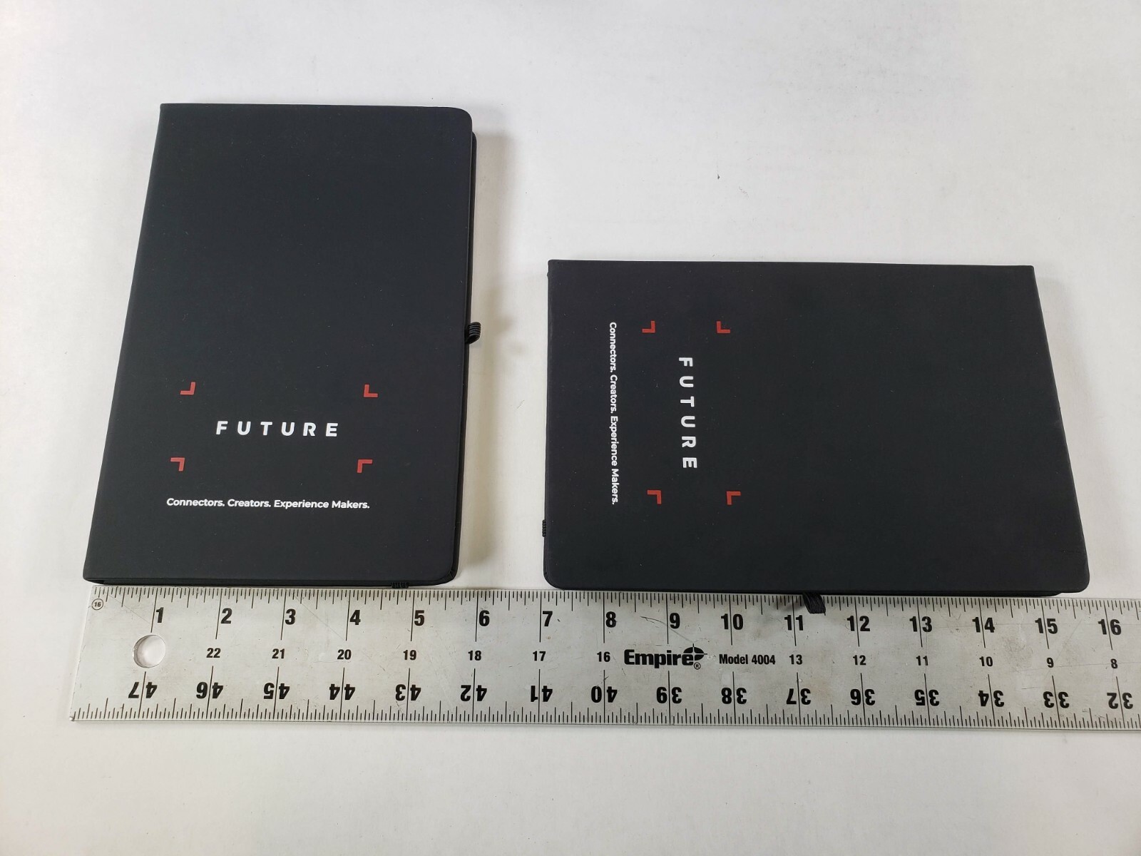 Lot Of 5 Future Black Lined Solid Cover Journal Notebooks 5.5 X 8.5 Inch