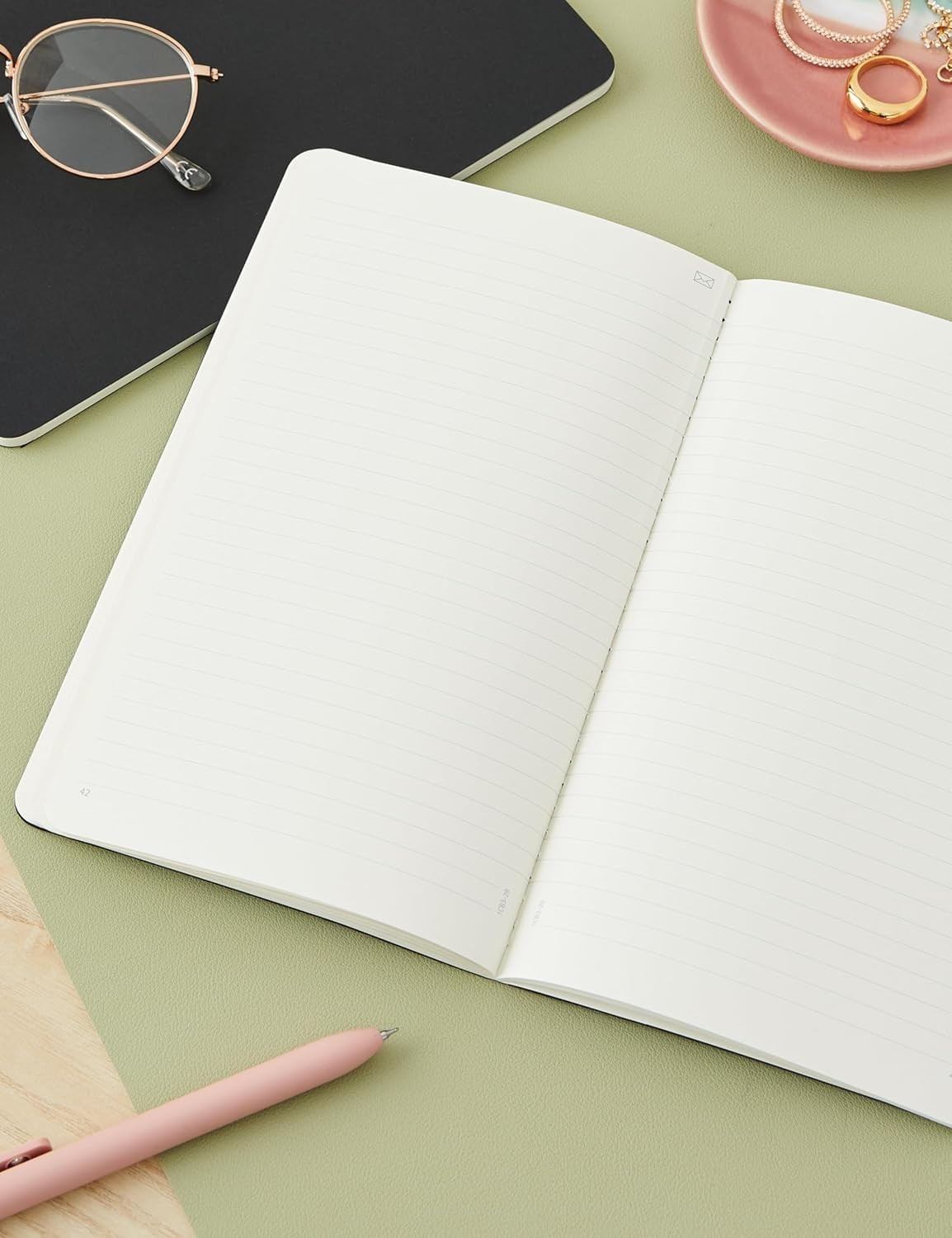Moleskine Smart Cahier Journal Pack of 2 Black Notebook for Digital Notes 5×8.25