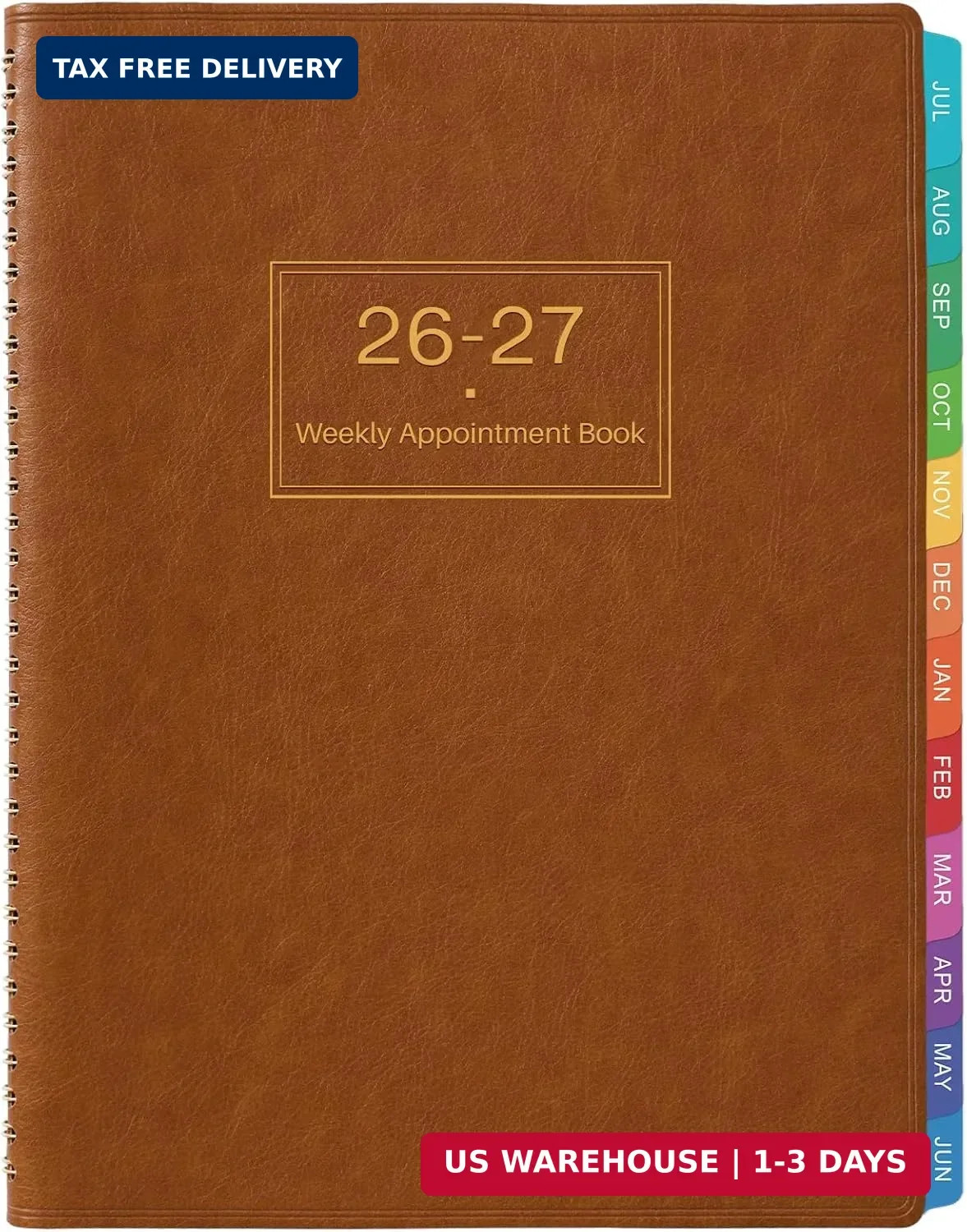 Appointment Book & Planner 2026-2027 – Large 2026-2027 Daily Hourly Planner, Jul