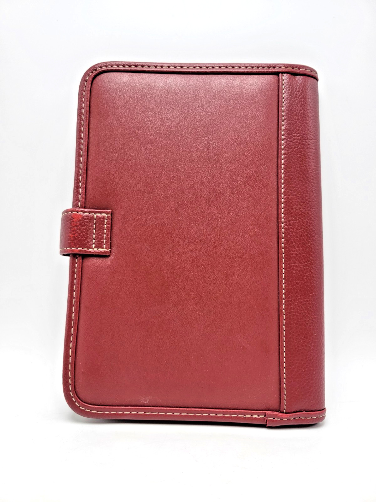 Franklin Covey Open Sided Planner Binder Red No Rings 6.25″ x 9.25″ Notepad