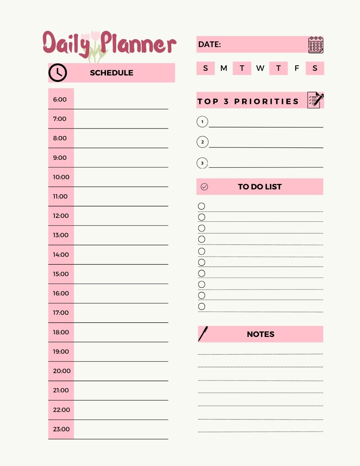 Digital Planner | Daily, Weekly, Work Goodnotes iPad Planner Digital Journal Pdf