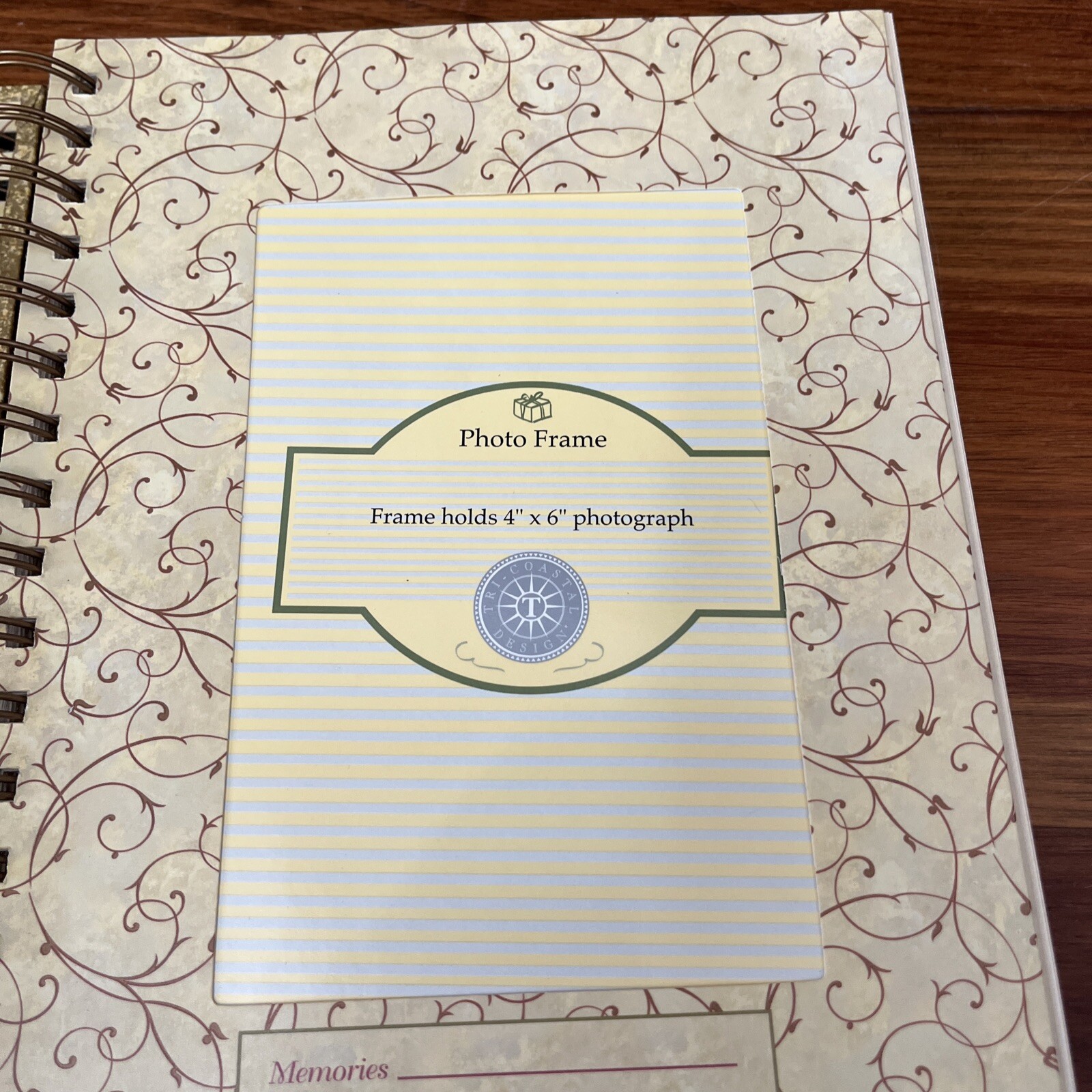 Spiral Journal/Notebook Lined Journal with Back Pocket and Hardcover 8.5″ X 6.4