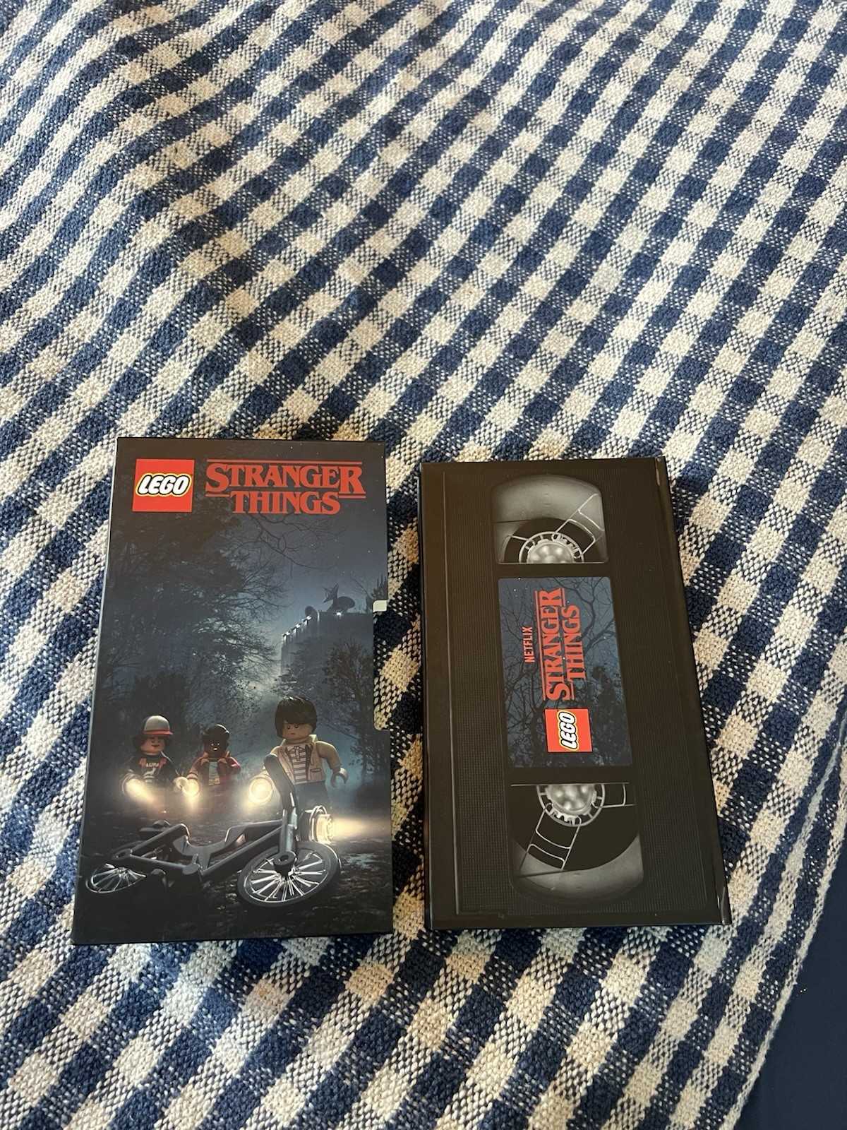LEGO Stranger Things Notebook Sketch Book VHS Design VIP Exclusive