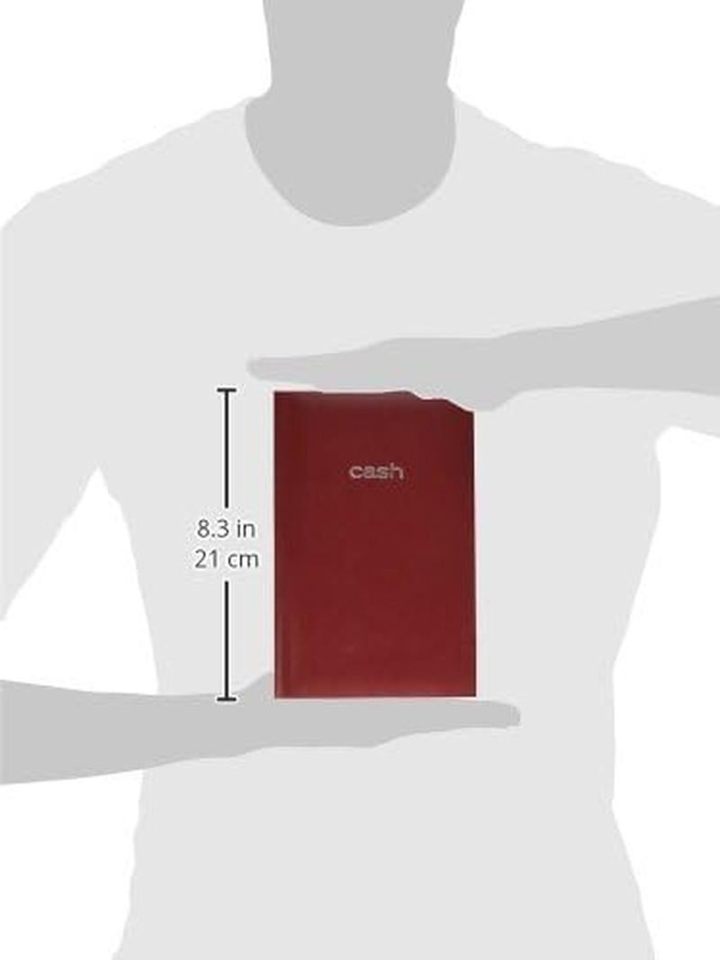 Cash Book – 7-15/16 X 5-1/8 Inches – 144 Pages- Assorted Colors