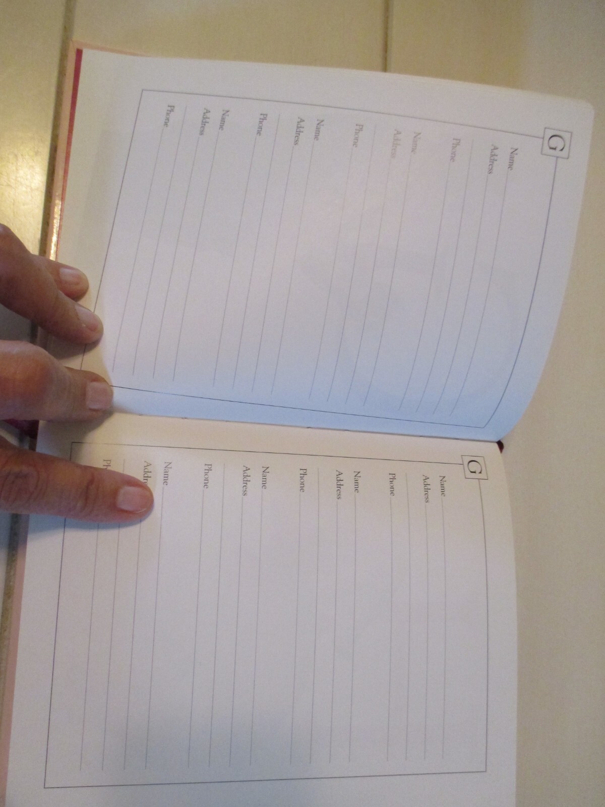 Vintage Anne Geddes 1994 Address Book 5 1/2″X 7 1/2″
