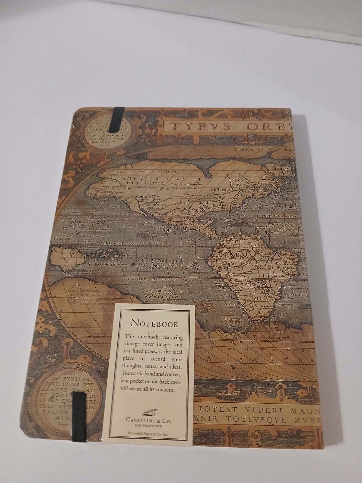 cavallini and co map journal Vintage Cover Images 144 Pages 8×6
