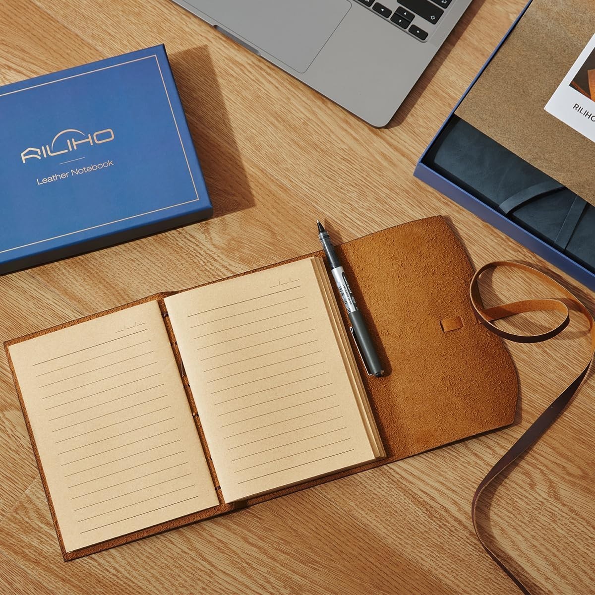 Handcrafted Mini Leather Notebook 4.8×6.5 – Perfect for Travelers and Artists