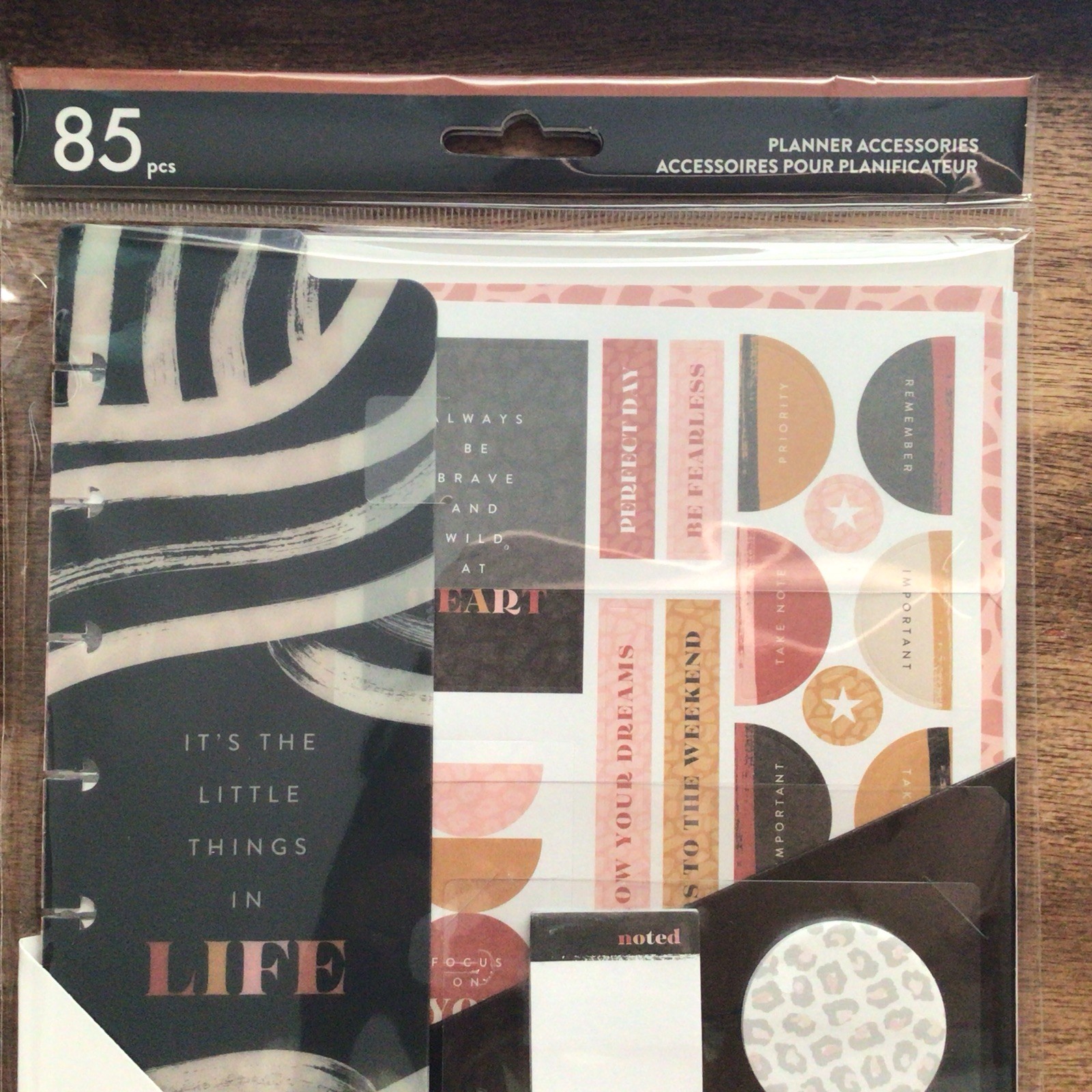 The Happy Planner Accessories Modern Wild Classic Folder Stickers Bookmark Paper