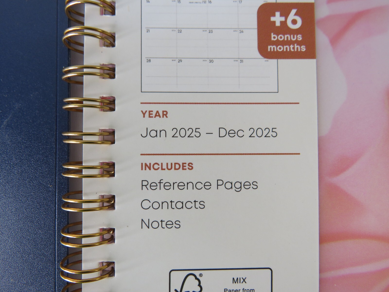2 2025 Blue Sky Joselyn & Blue 8″ x 10″ Monthly Planner Planning calendar