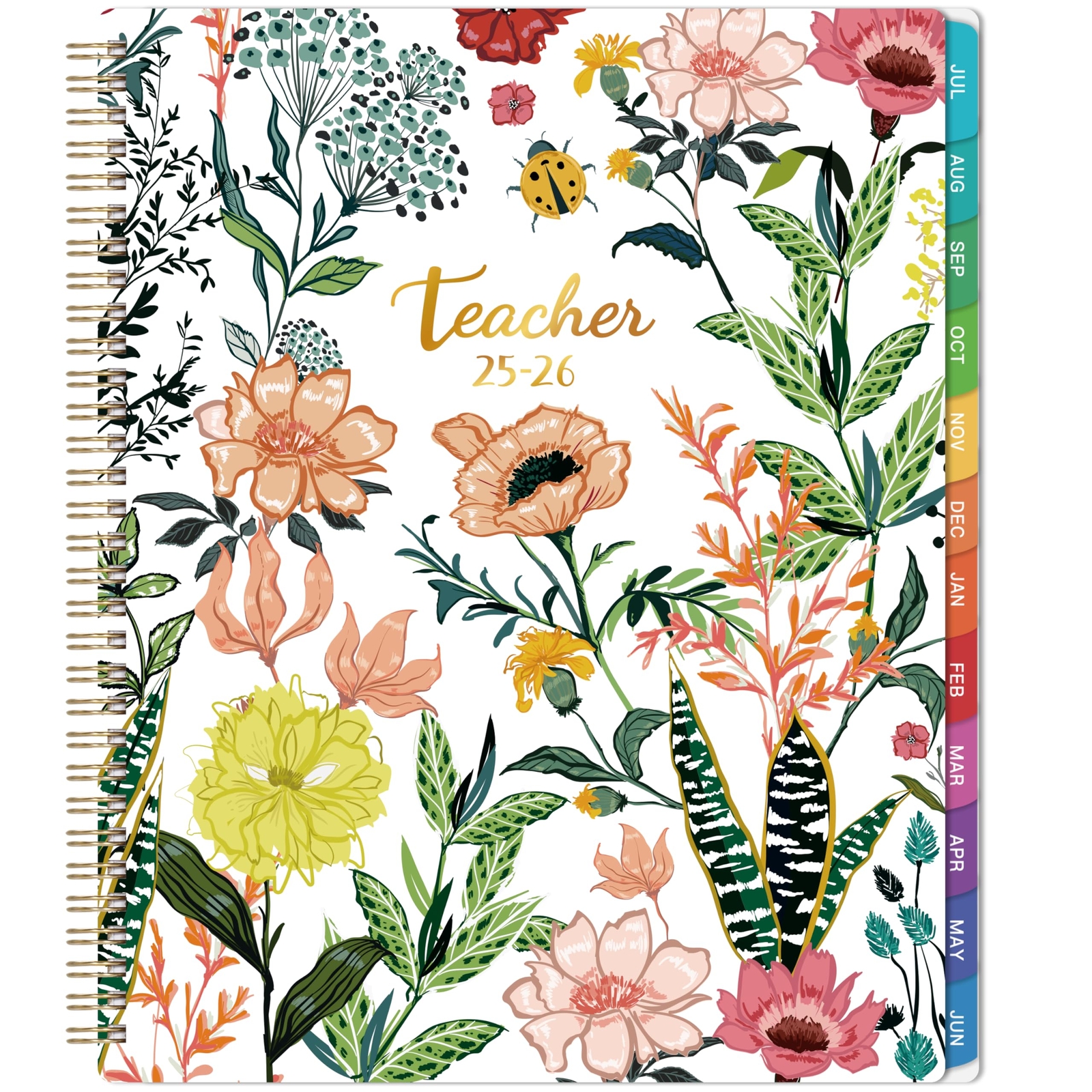 Teacher Planner 2025-2026 Lesson Planner Jul. 2025 – Jun. 2026, 8.5” x 11”