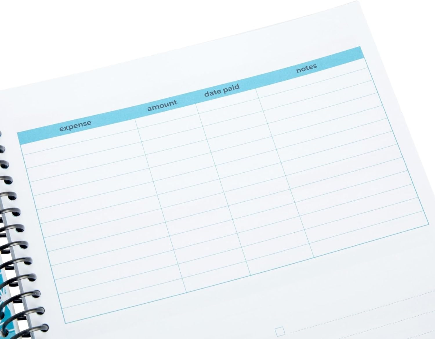 Budget Planner 2026-8 x 10 In, Blue – Expense Tracker Notebook – Bill Organizer