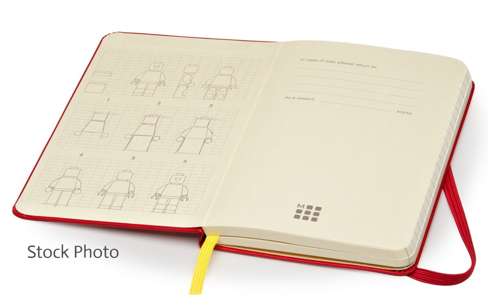 RARE 2014 Red MOLESKINE LEGO Limited Edition Ruled Notebook BRAND NEW Sealed