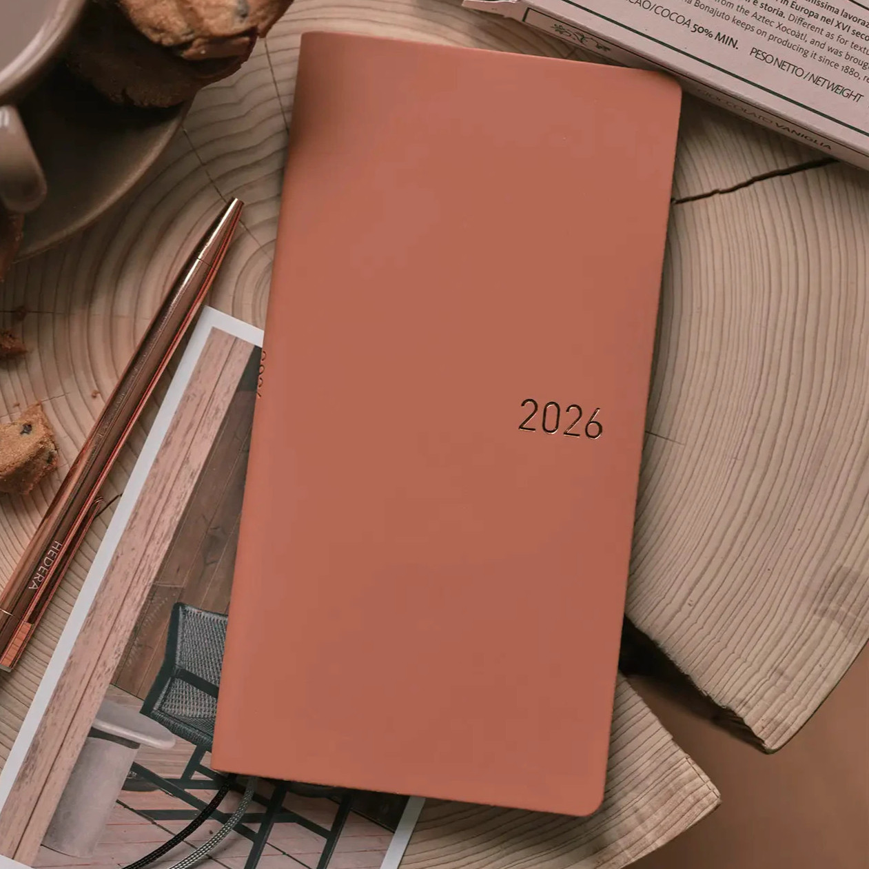HOBONICHI TECHO 2026 Smooth weeks English Japanese PU Milk Cocoa etc. JAPAN NEW