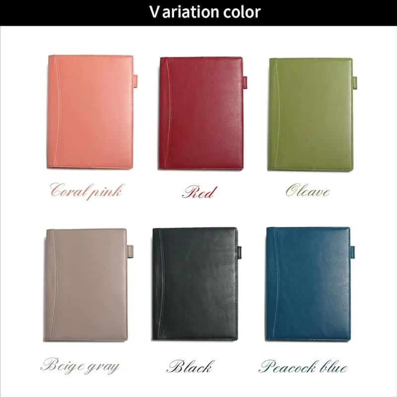 [Brand New] HAKATA NO MORI LEATHER Notebook Cover, A5 Size, Genuine Leather, Sli