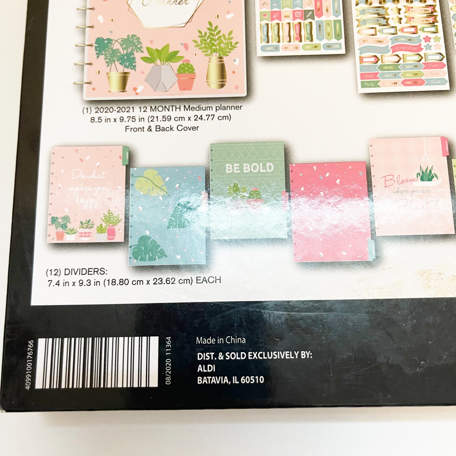 Pembrook Planner Kit 12 Month Planner Stickers Dividers Clips Notes New DIY