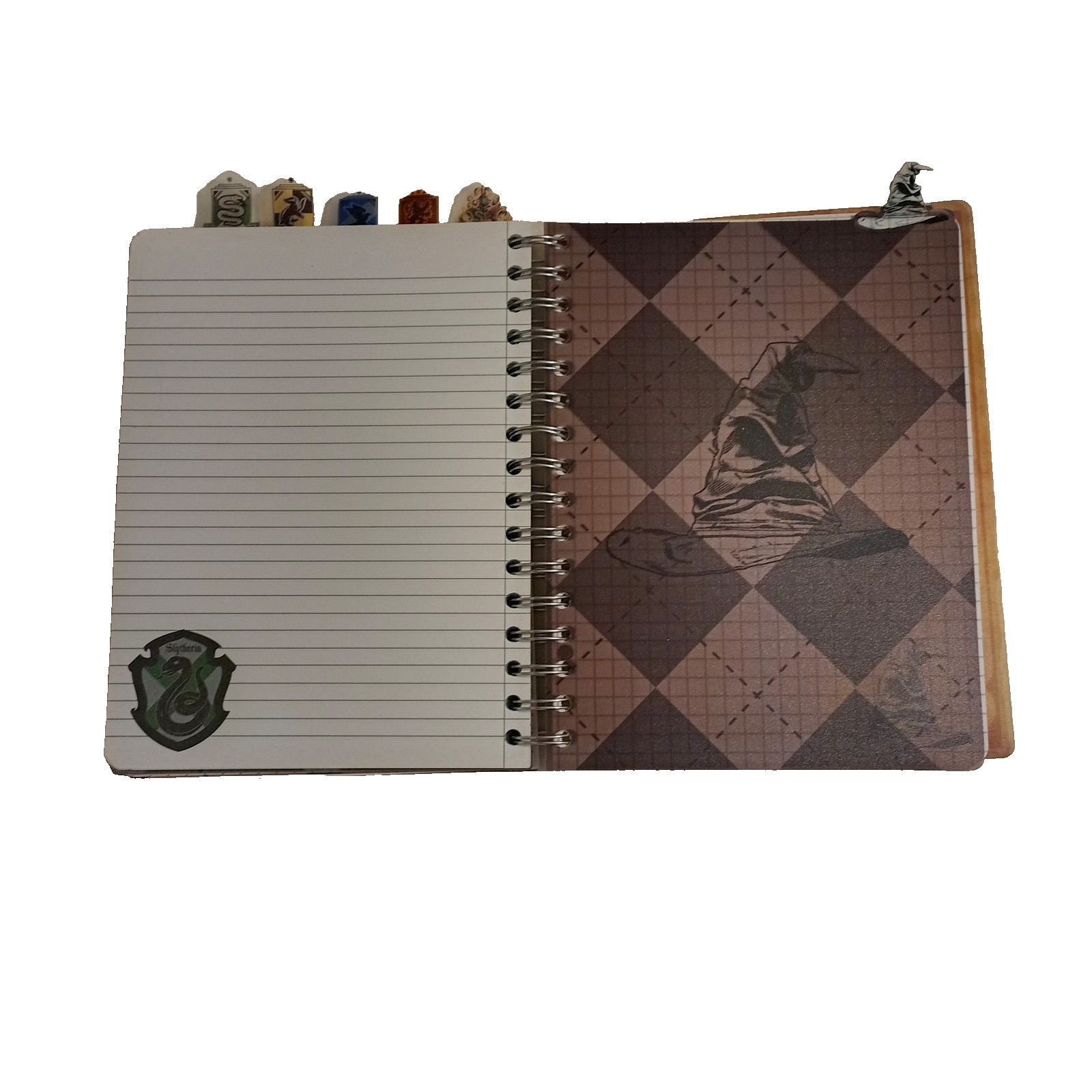 Harry Potter Hogwart Spiral Bound School Lined Graph Paper Tab Journal 6.5″x8.5″