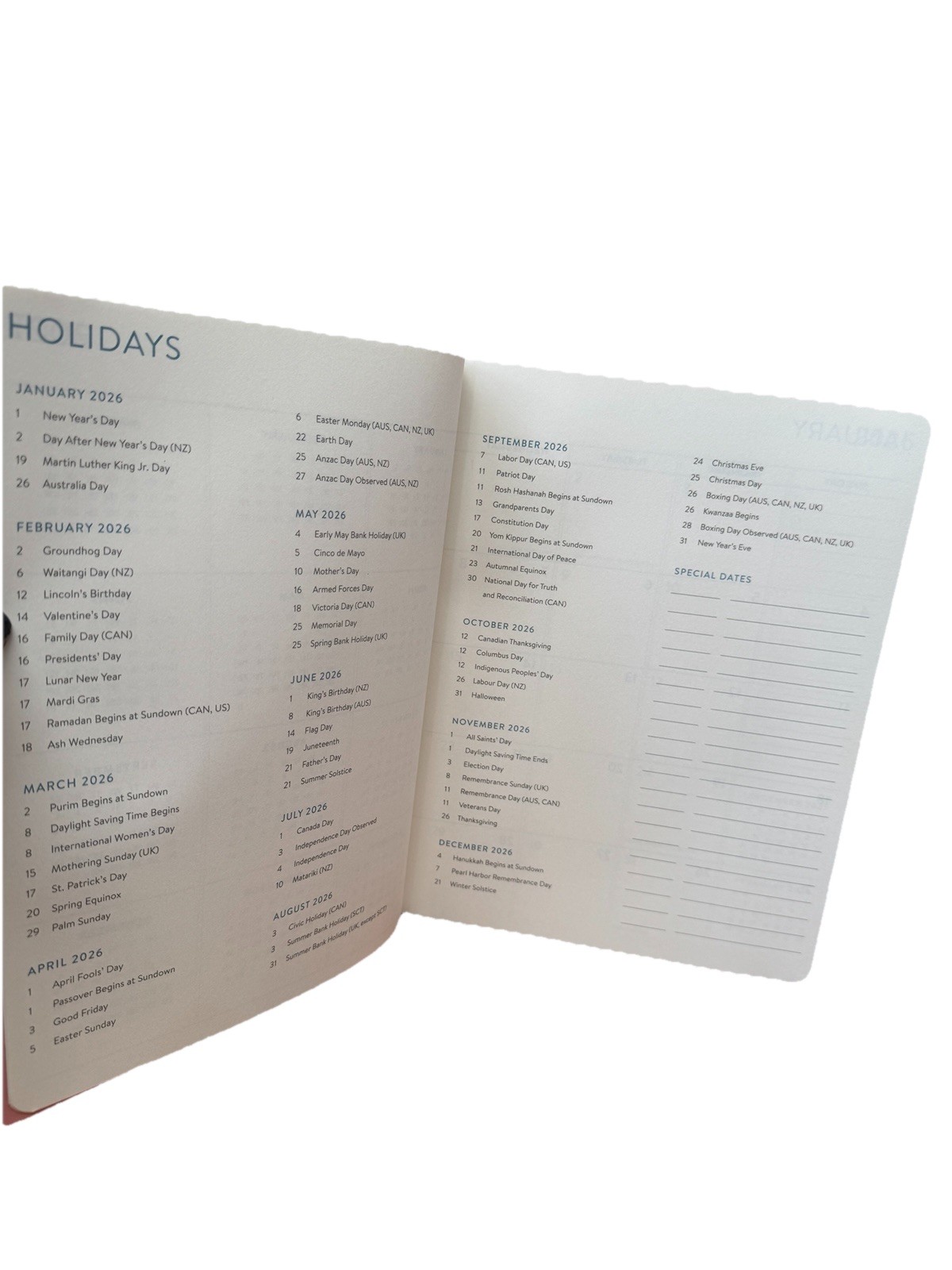 2026 Planner Orange Circle Studio Planner 12 Months Planner Jan-Dec 2026 10×8”