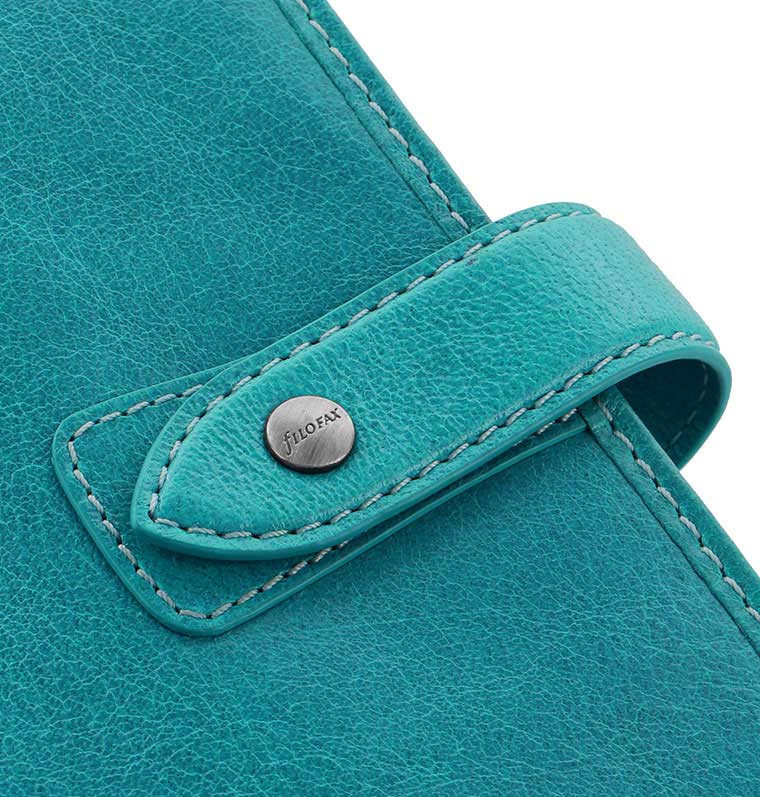Filofax A5 Size Malden Organiser Planner Diary Notebook Blue Leather -026027 #B9
