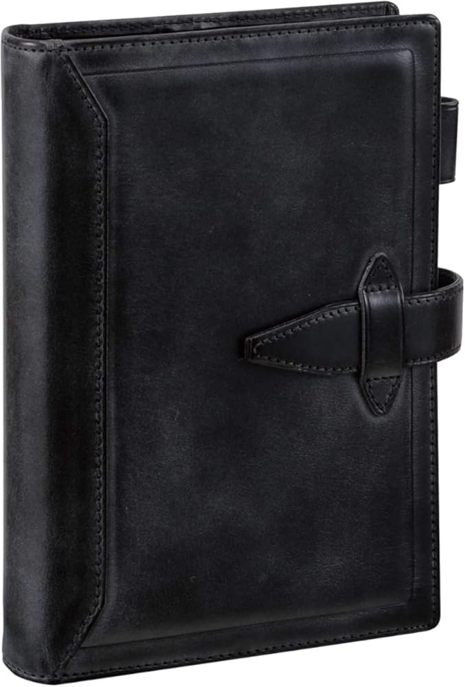Raymay Fujii Davinci Roroma Classic System Planner, Bible Style, Black DB3014B