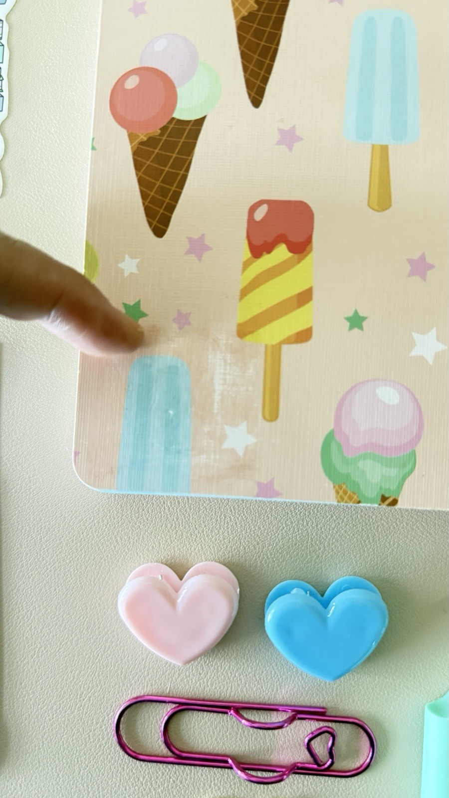 Ice Cream A5 Journal Gift Set 24 Pc Colorful Pages Kawaii Stationery Book Lover