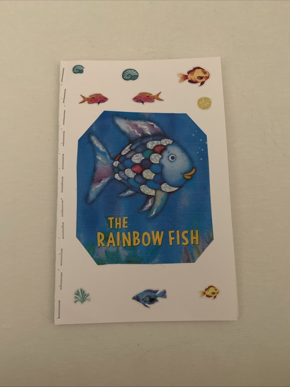 Handmade Rainbow Fish Notebook | Ocean Theme Lined Journal 1 Set