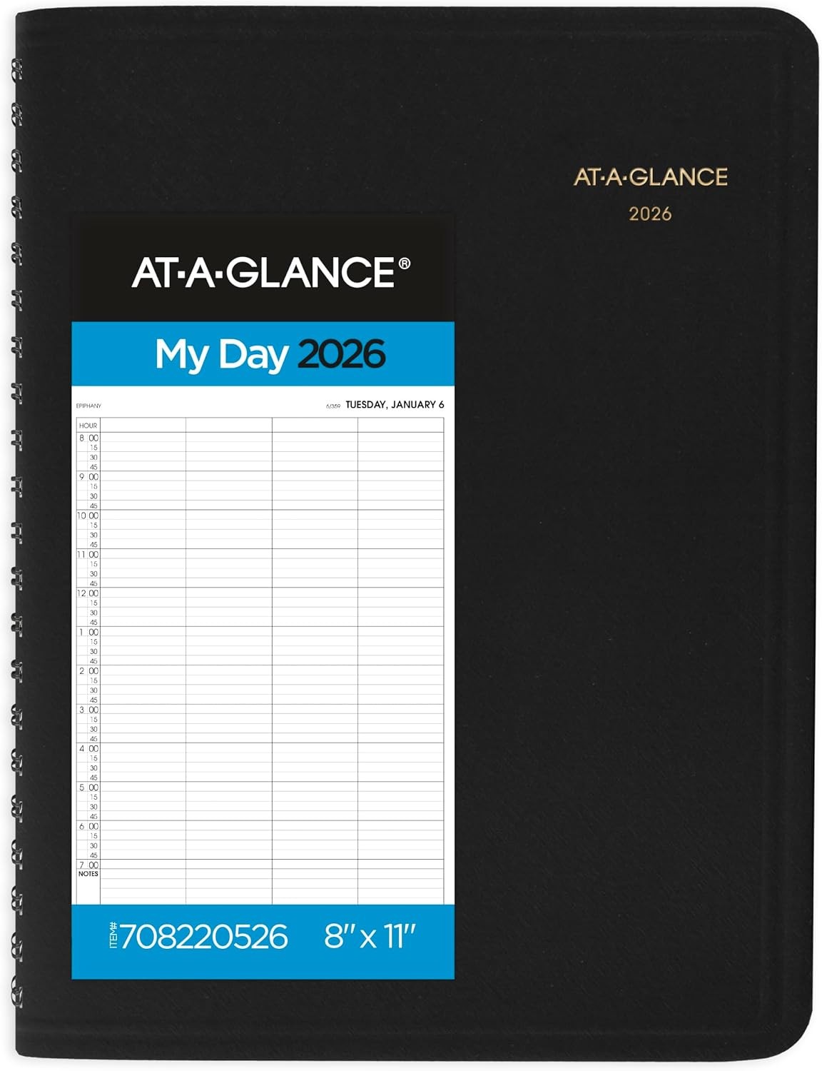 2027 Appointment Book Planner Daily Group Planner 8″ x 11″ Two Person