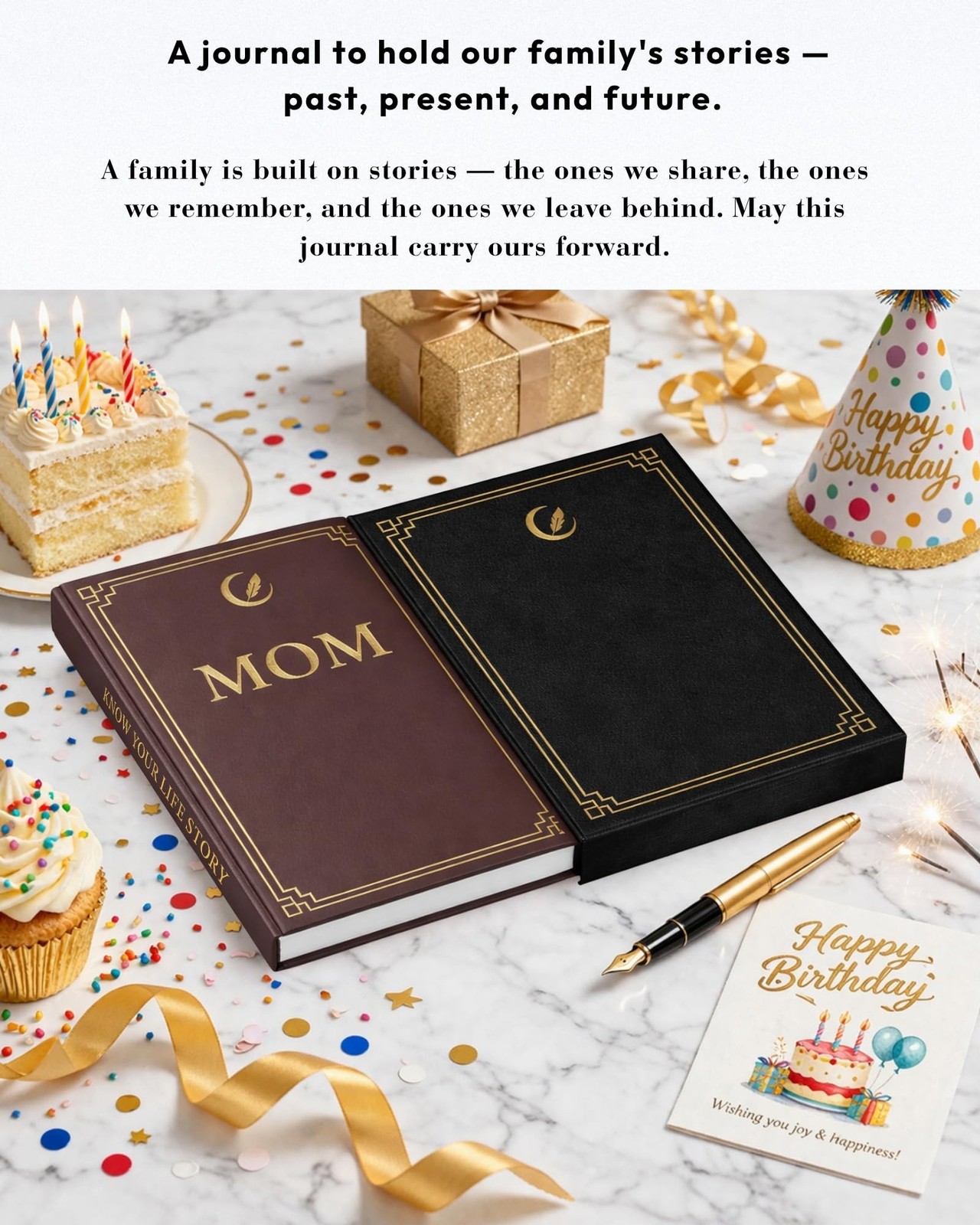 Know Your Life Story®, Mom Gifts: I Want to Story Dark Brown