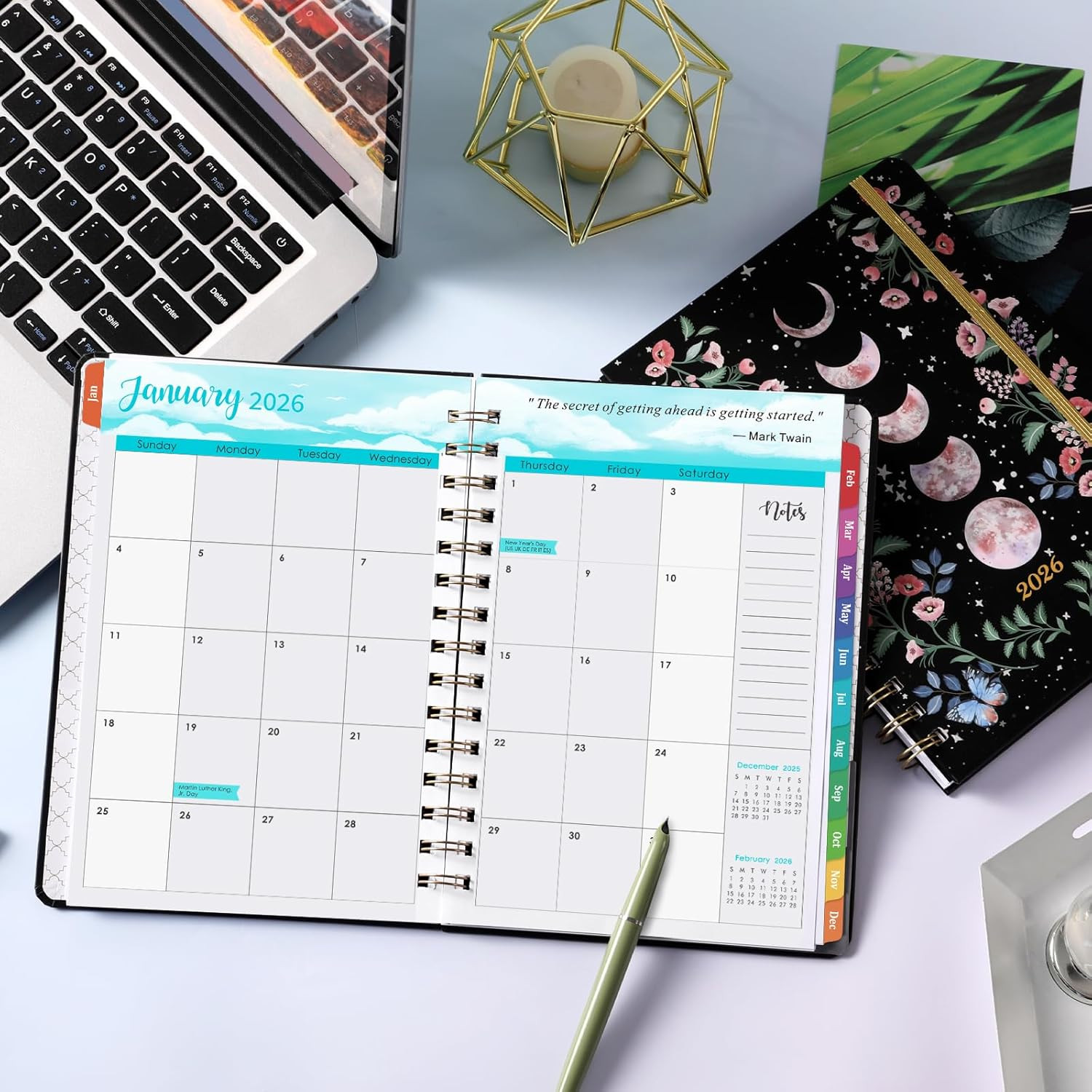 2026 Planner – 2026 Planner Weekly and Monthly with Tabs, Jan. 2026 – Dec. 2026,