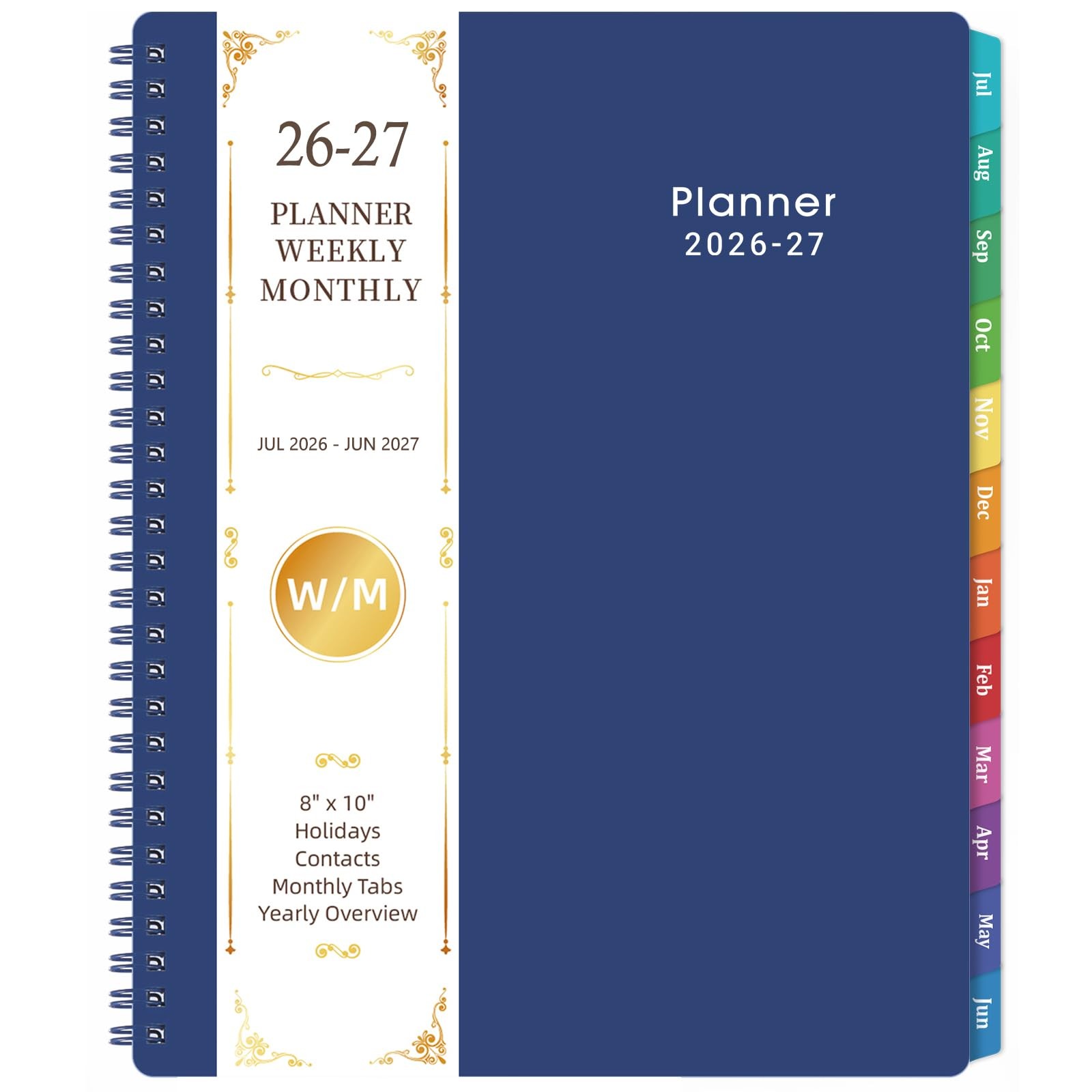 Planner 2026-2027 – Weekly and Monthly Planner 2026-2027 (Jul 2026 – Jun 2027…