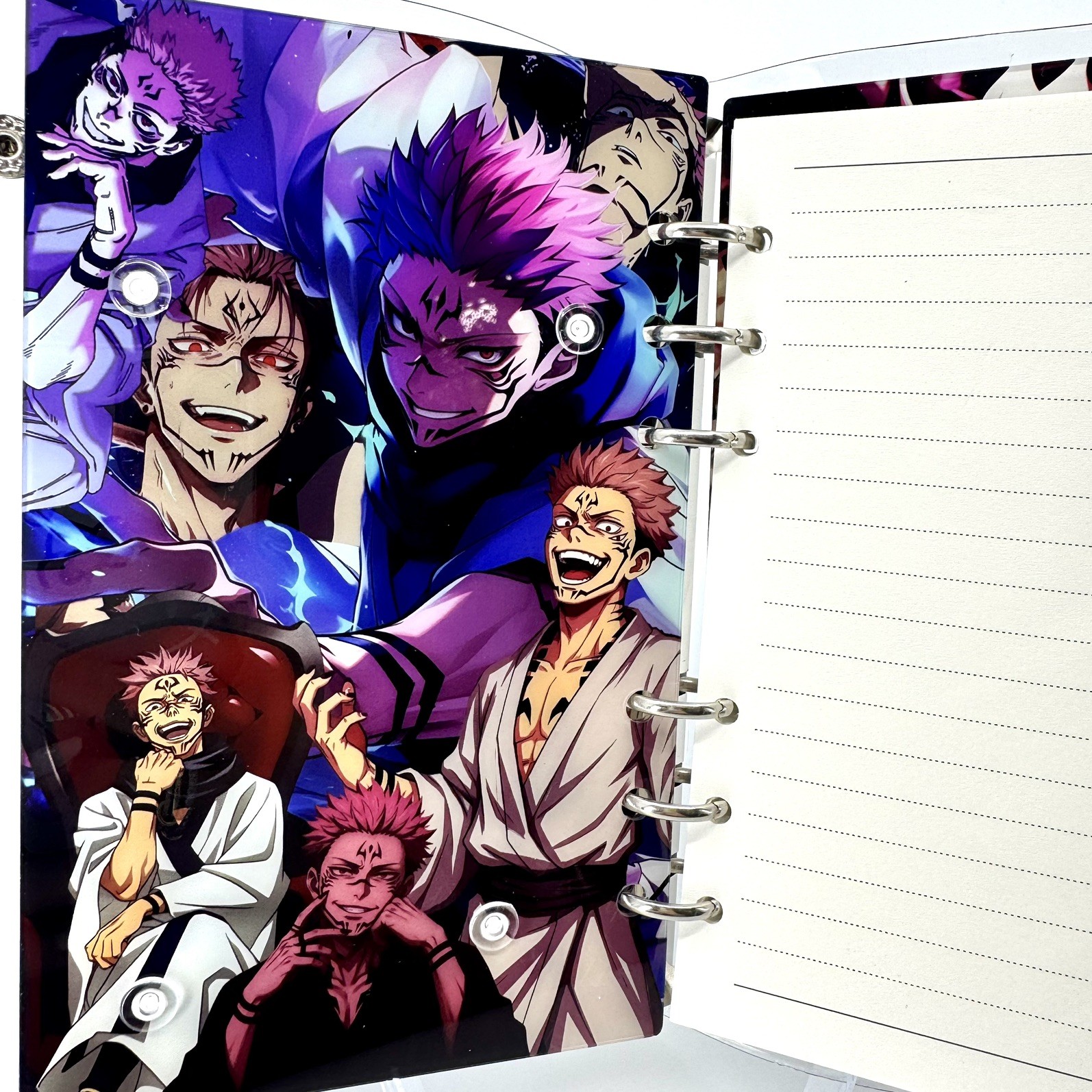 Sukuna JJK Jujutsu Kaisen Anime Acrylic Shaker Notebook (B6 size)
