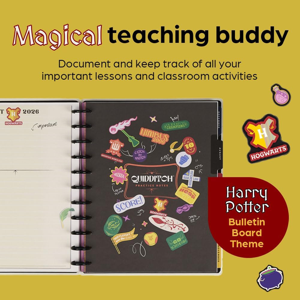 Happy Planner Harry Potter Disc-Bound 12-Month Academic Planner, July 2026–June