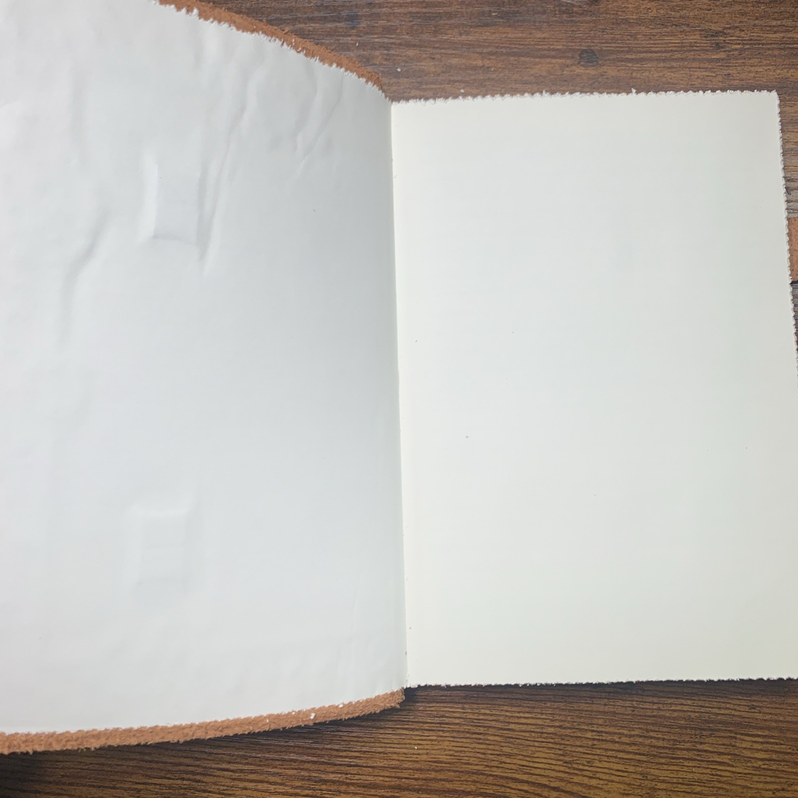 Leather Floral Embossed Journal Notebook with Straps Made in Italy