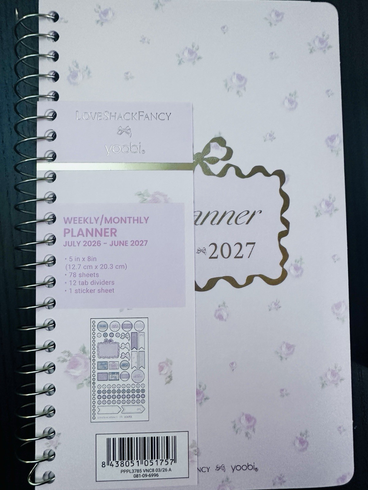 LoveShackFancy yoobi Target TECH BUNDLE Laptop Sleeve Stylus Notebooks Planner