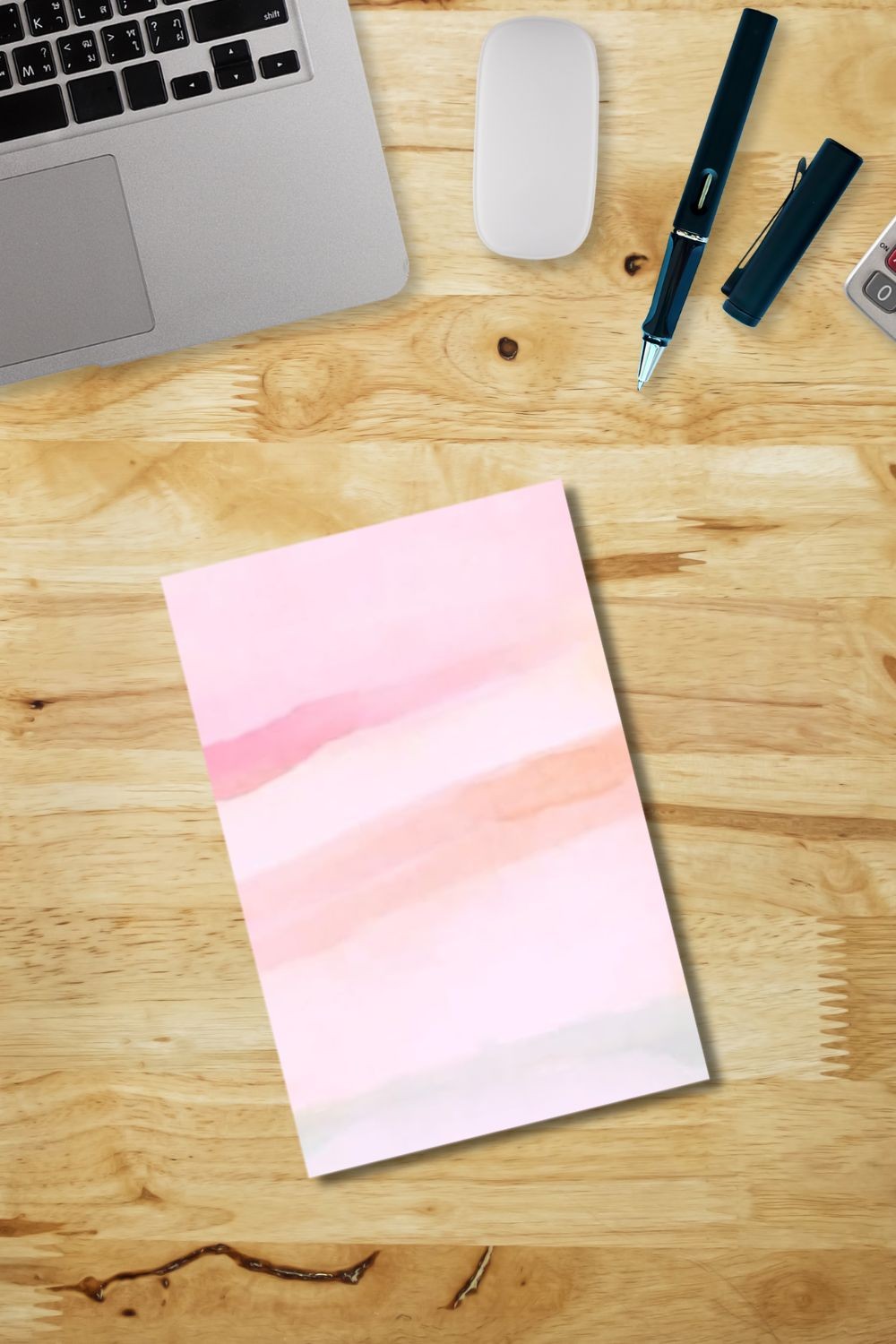 Pink Sunset Journal | Lined Notebook for Writing & Reflection